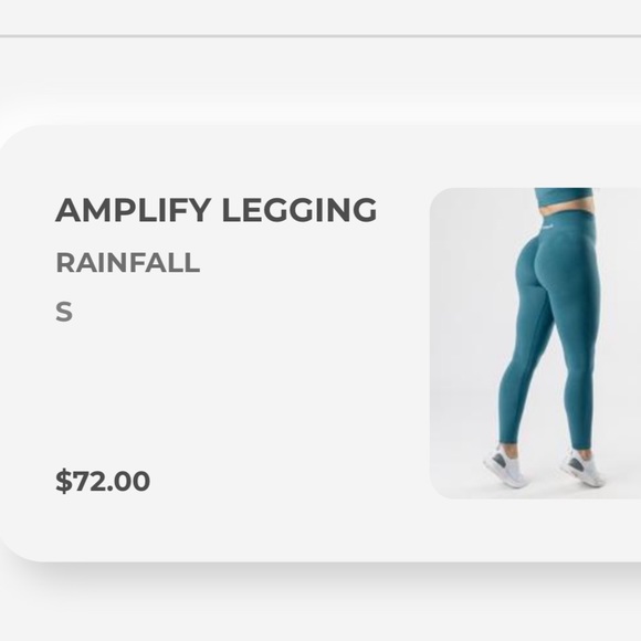 Alphalete Amplify Legging in Rainfall - Picture 4 of 4